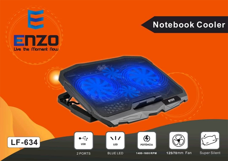 پایه خنک کننده لپ تاپ انزو مدل ENZO LF-634 - تصویر 2