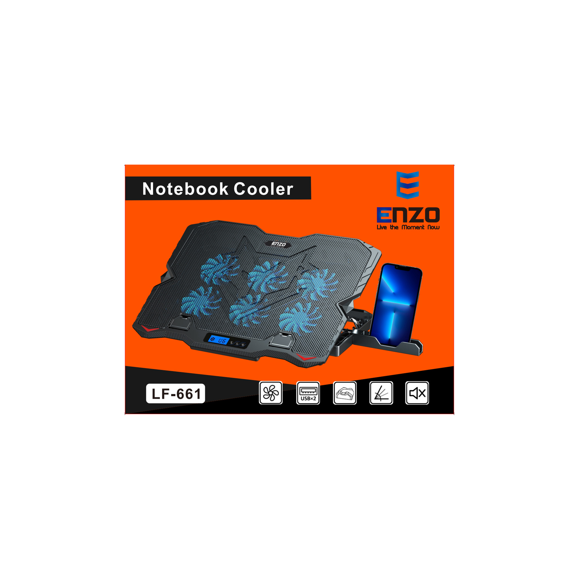 پایه خنک کننده لپ تاپ ENZO LF-661 - Image 2