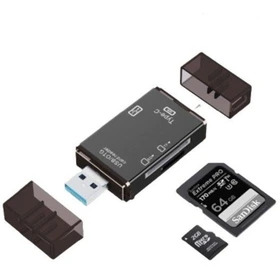 کارت خوان 6 پورت Mikuso CRD-010 ا Card Reader Mikuso CRD-010 6-in-1 USB 2.0
