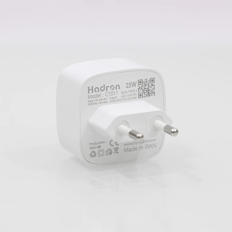 شارژر دیواری 25 وات هادرون مدل C1011 - Image 2