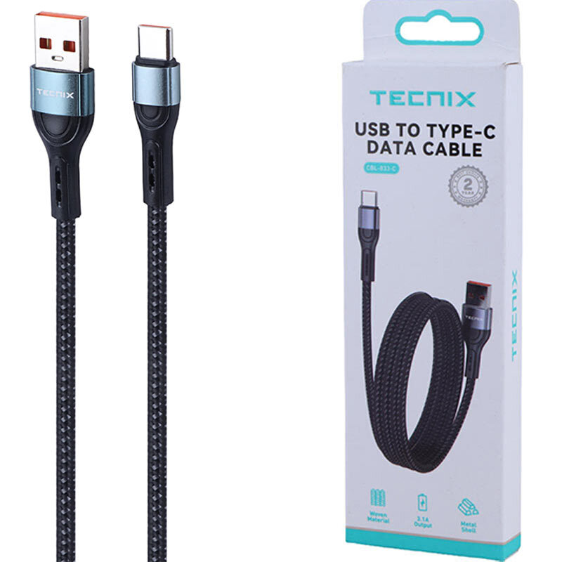 کابل شارژ تایپ سی TECNIX CBL-833 TypeC